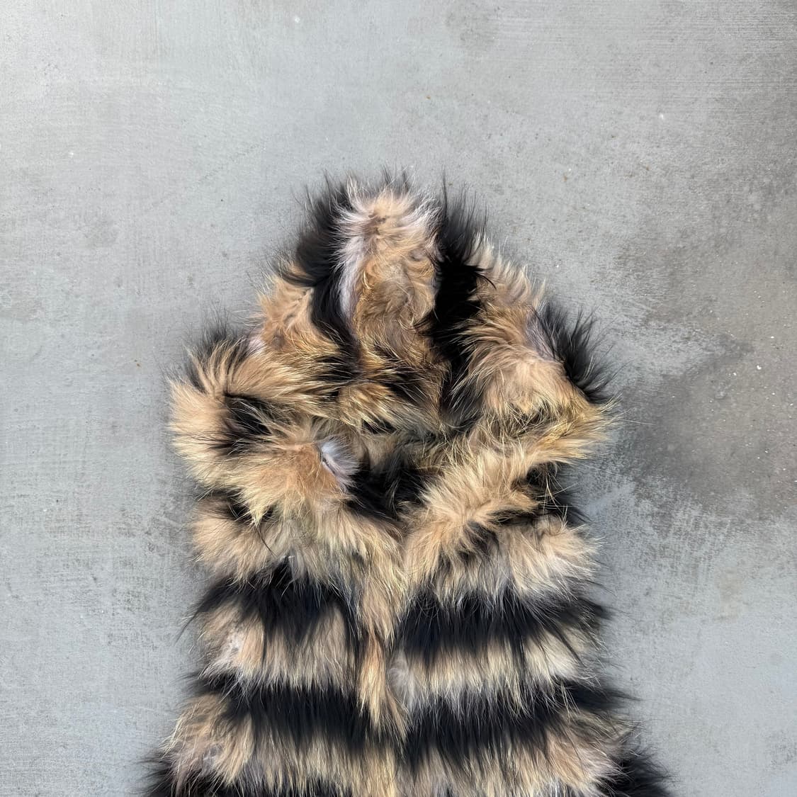 O'2nd 여우 라쿤 퍼 베스트 상품이미지2