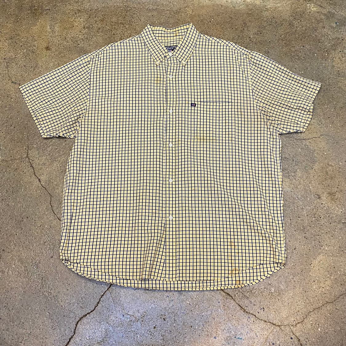 미국 빈티지 폴로랄프로렌진스 체크셔츠 반팔셔츠 상품이미지1