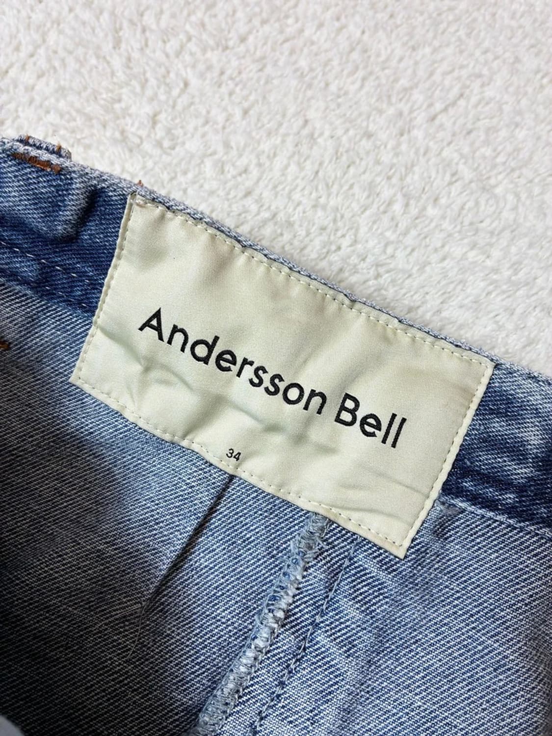 앤더슨벨 매튜 커브드 진 데님 팬츠 PN7358 상품이미지8