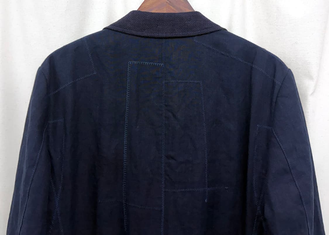 준야와타나베 린넨 패치워크 코트 상품이미지5