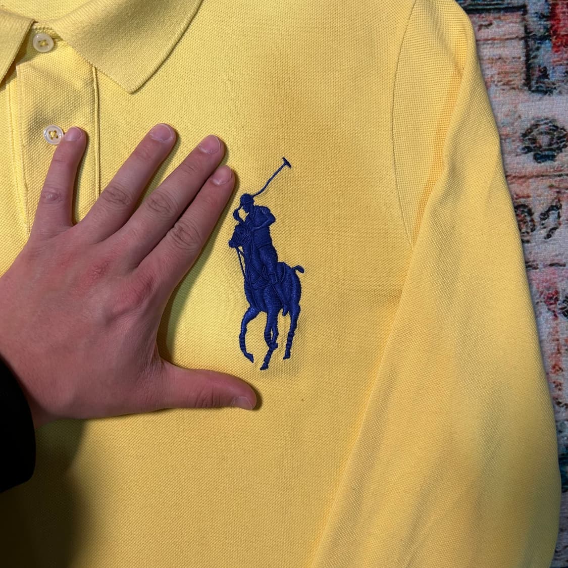 [L] 폴로 랄프로렌 빅포니 카라티 옐로우 상품이미지2