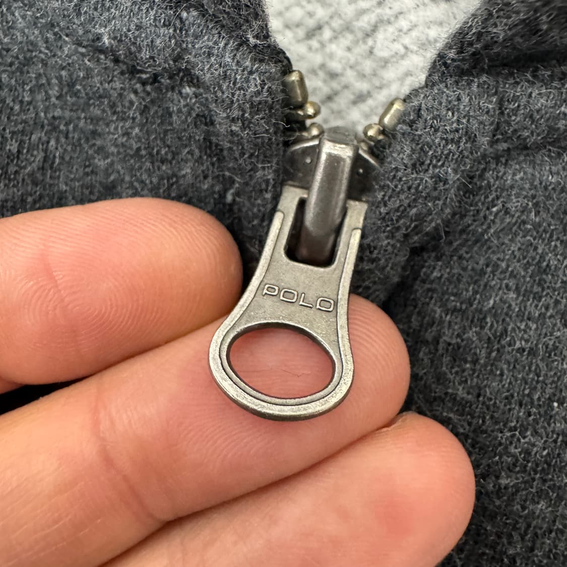 90 폴로 랄프로렌 차콜 후드 집업  상품이미지4