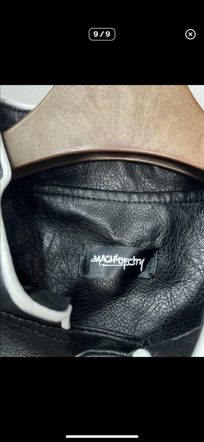 펩시 레이싱 자수패치 블랙 레더자켓 A3397 상품이미지9