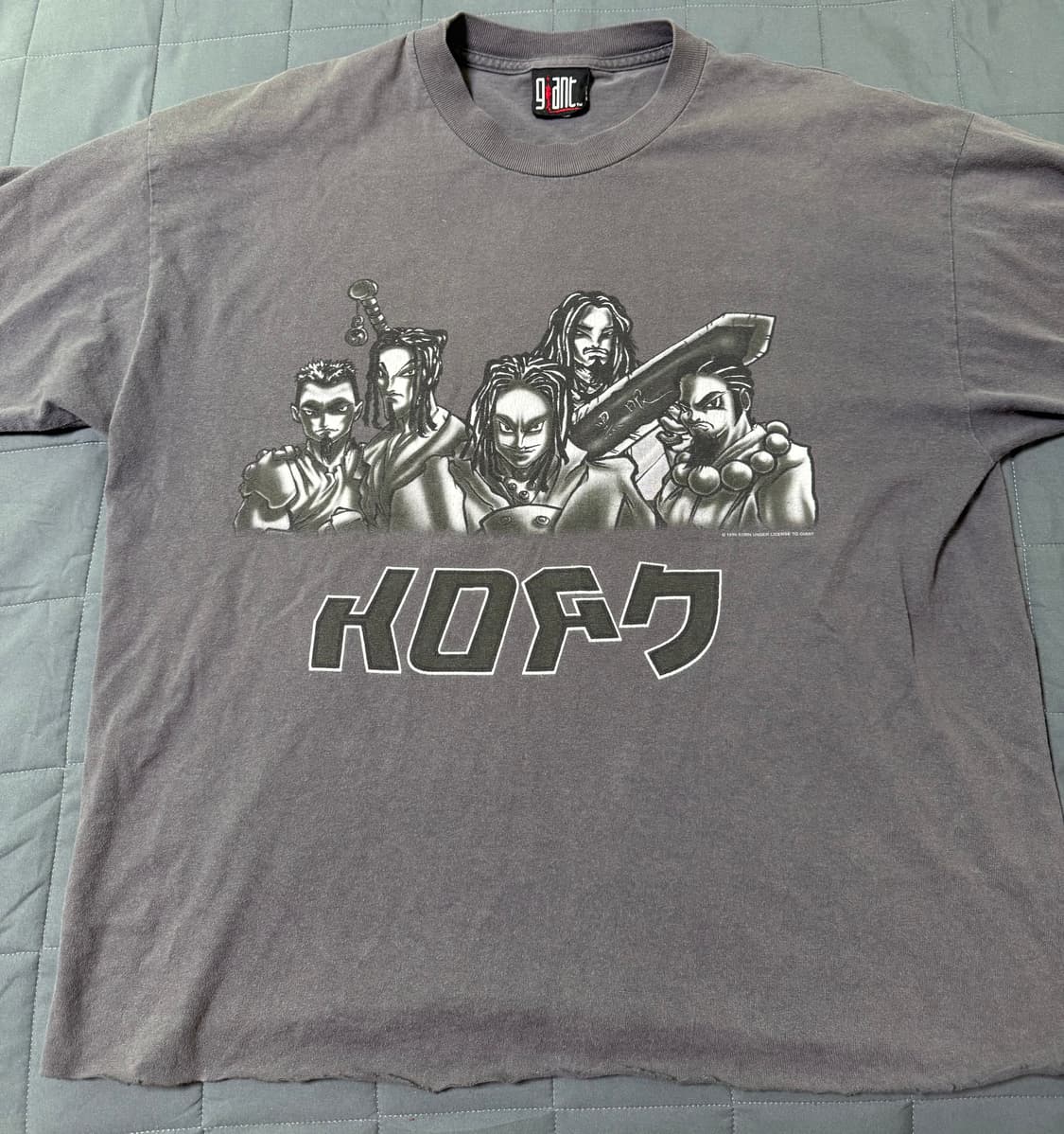 90s korn 밴드티 XL 상품이미지1