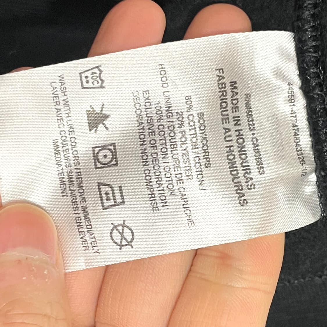 나이키 스펠로고 블랙 기모 후드티셔츠 남성S 상품이미지4