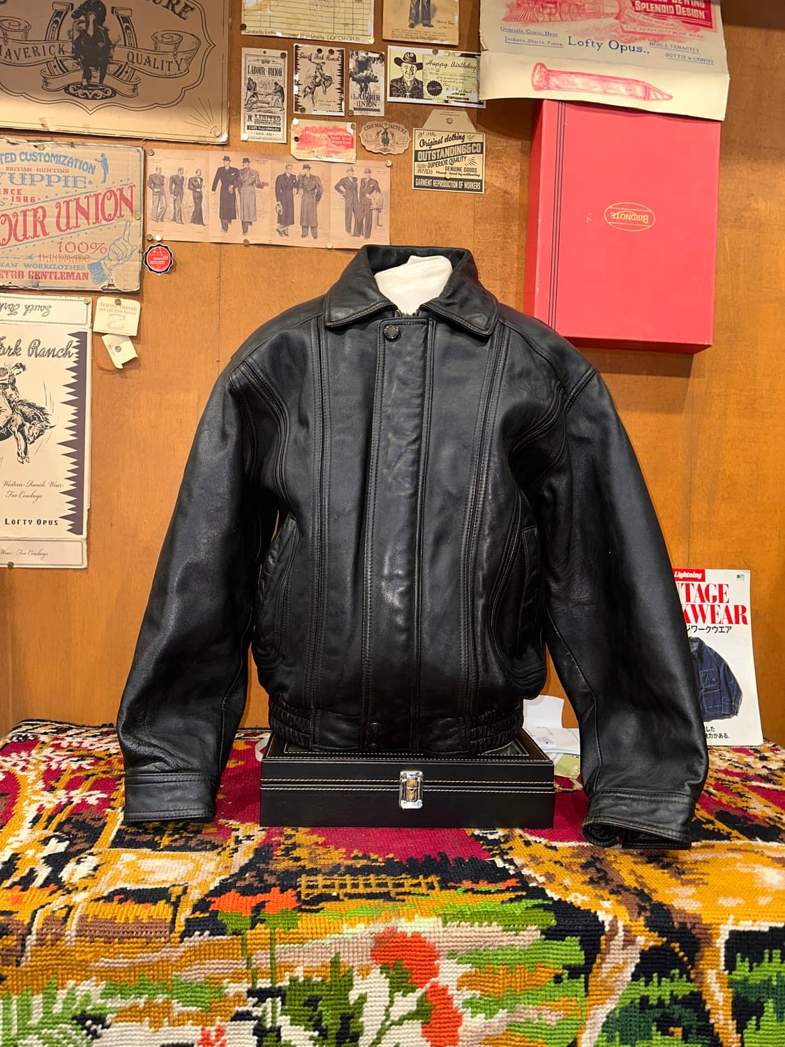 ( L-XL ) 가죽자켓 레더자켓 봄버자켓 푸퍼자켓 항공점퍼 상품이미지4