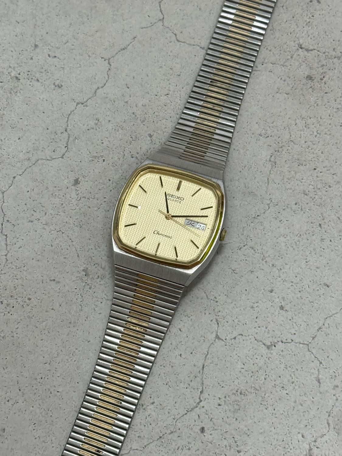 80s 빈티지 세이코 크로노스 쿼츠 상품이미지1