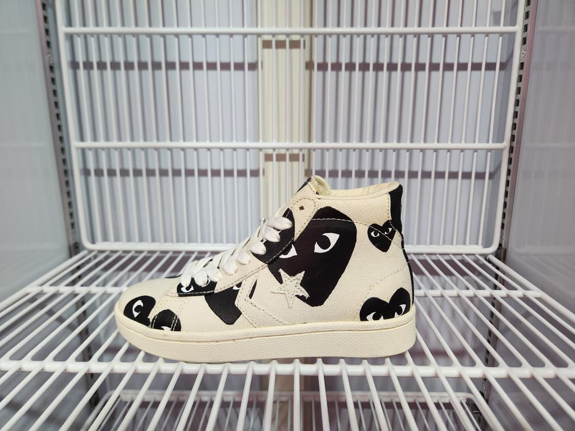 컨버스 X 꼼데가르송 CDG 컨버스 프로레더   220mm 상품이미지1