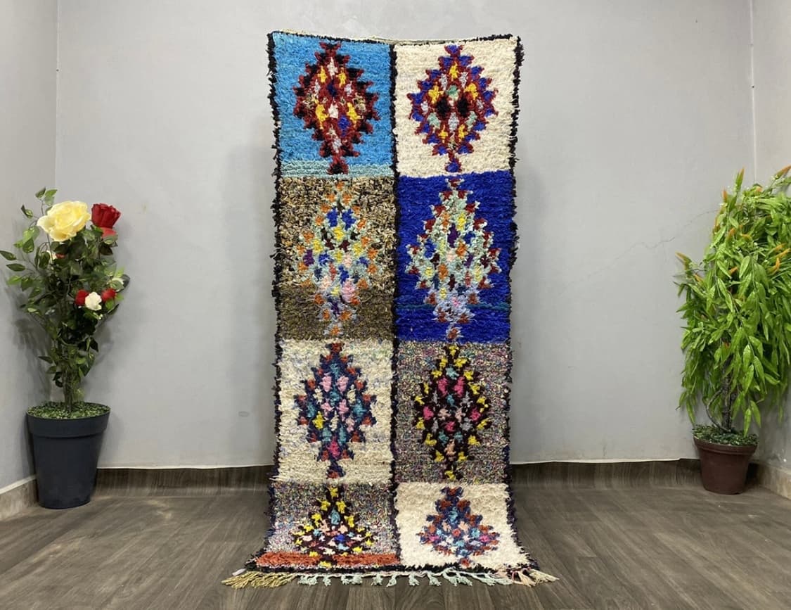 모로칸 빈티지 브루쉐이트 러그 상품이미지1