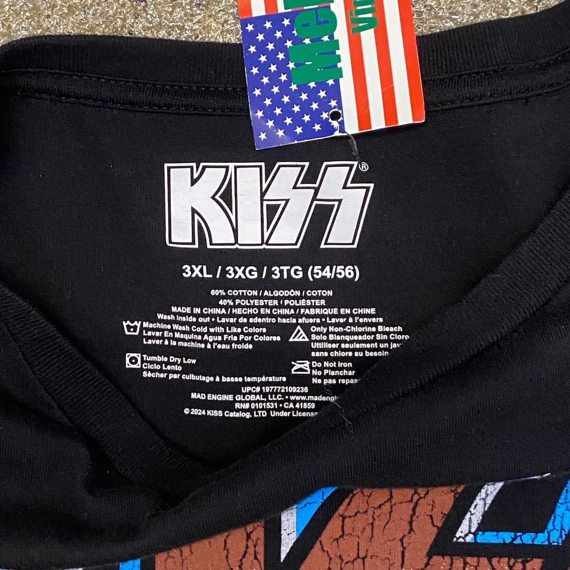 미국 빈티지 KISS 밴드티 반팔티 락티셔츠 락티 상품이미지3