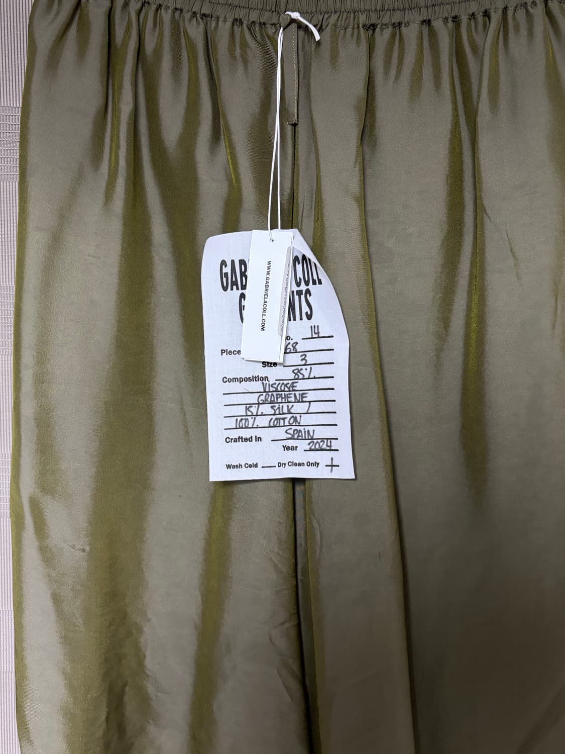 [3] 가브리엘라 콜 가먼츠 No268 비스코스 실크 쇼츠 상품이미지4