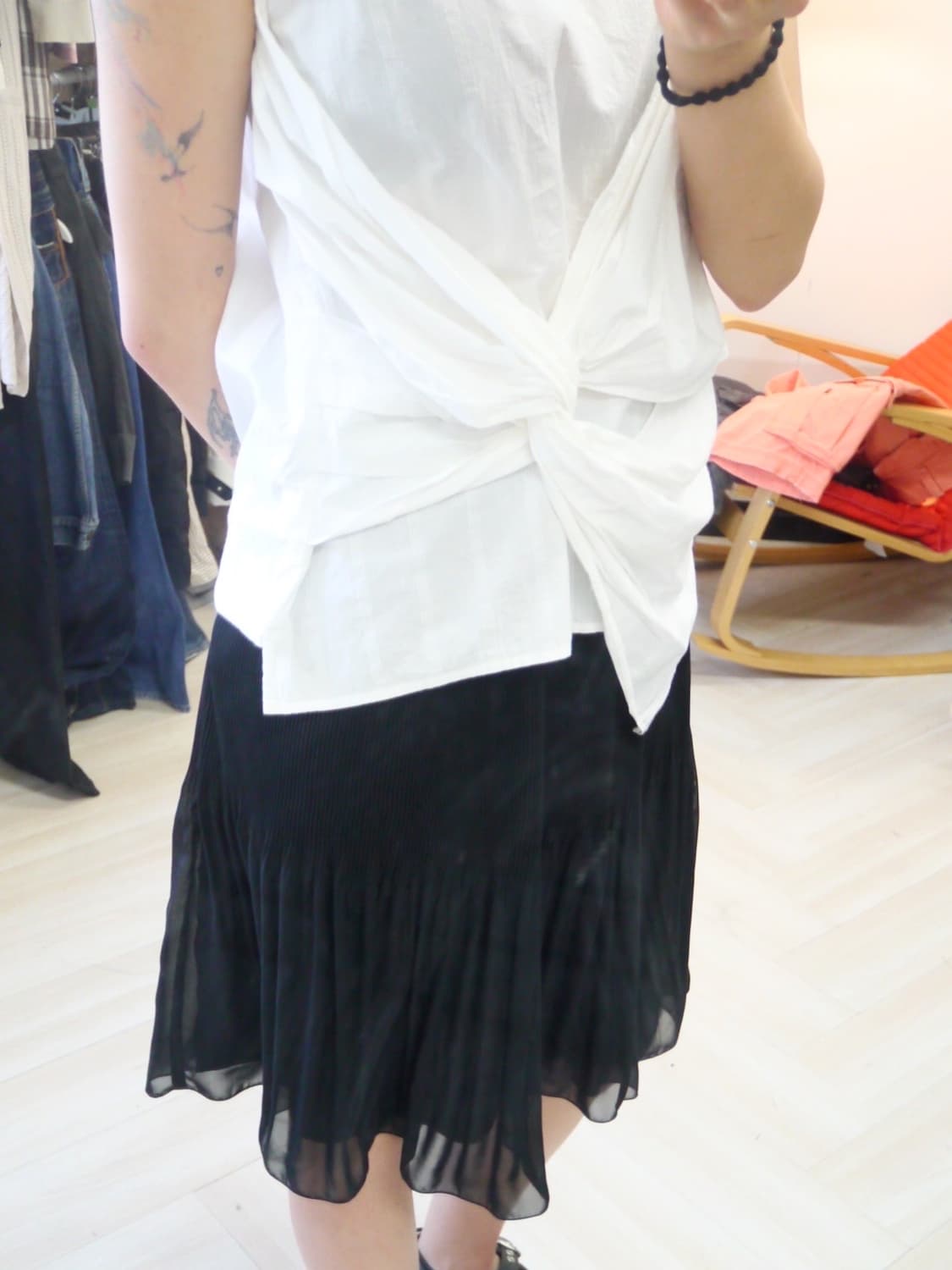 [AuieF] twist sleeveless cotton top 상품이미지3