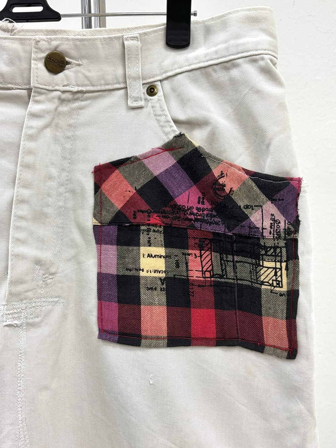 빈티지 LLBEAN y2k 화이트 스커트 상품이미지6