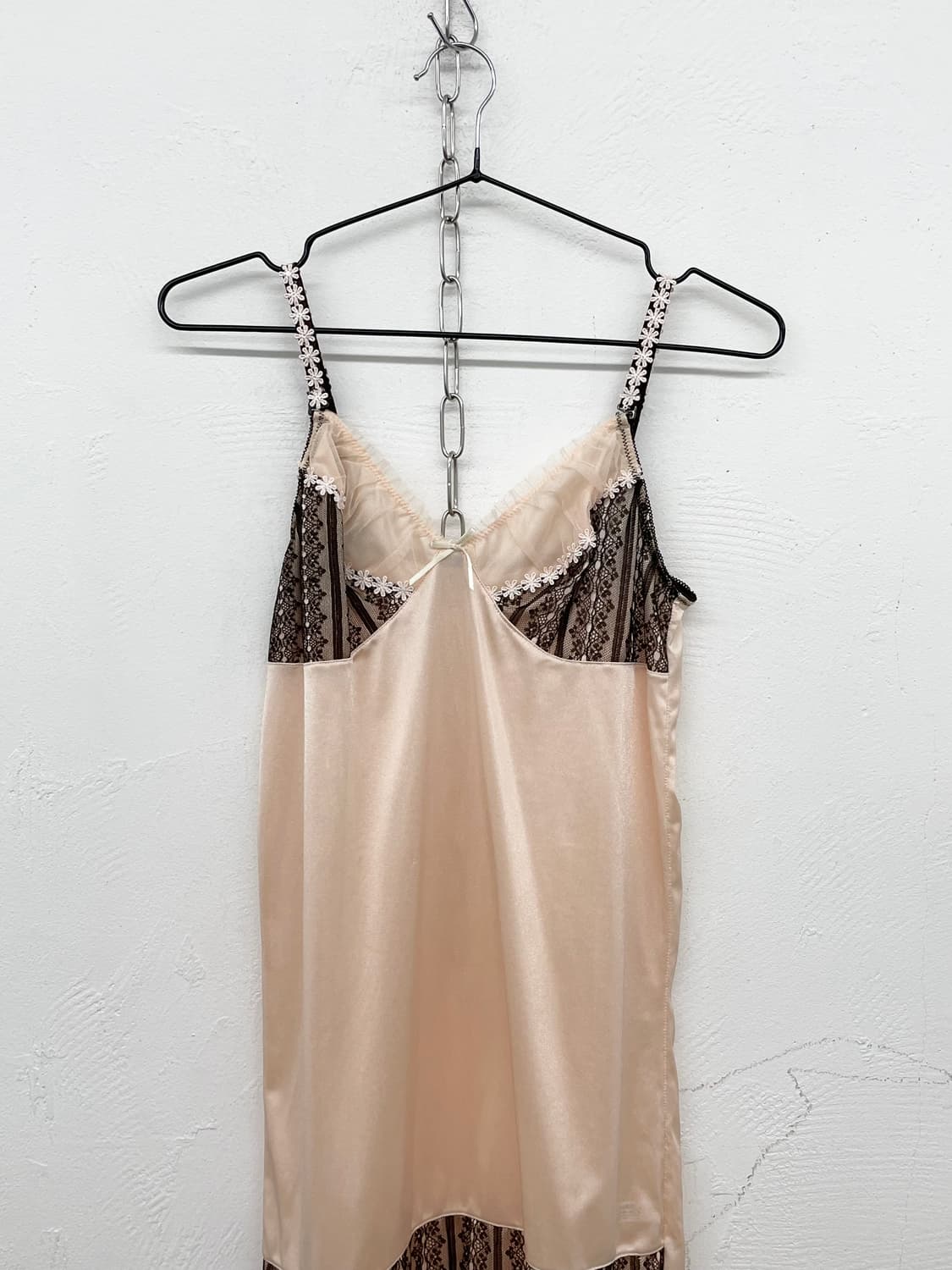 핑크모카 레이스 프릴 슬립 상품이미지5