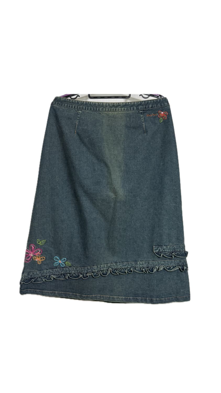 모리걸 자수 청스커트 상품이미지2