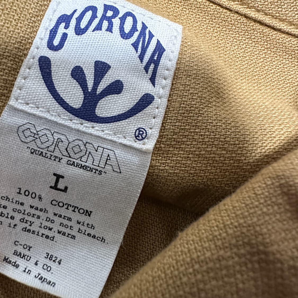 CORONA japan made work shirt 상품이미지3