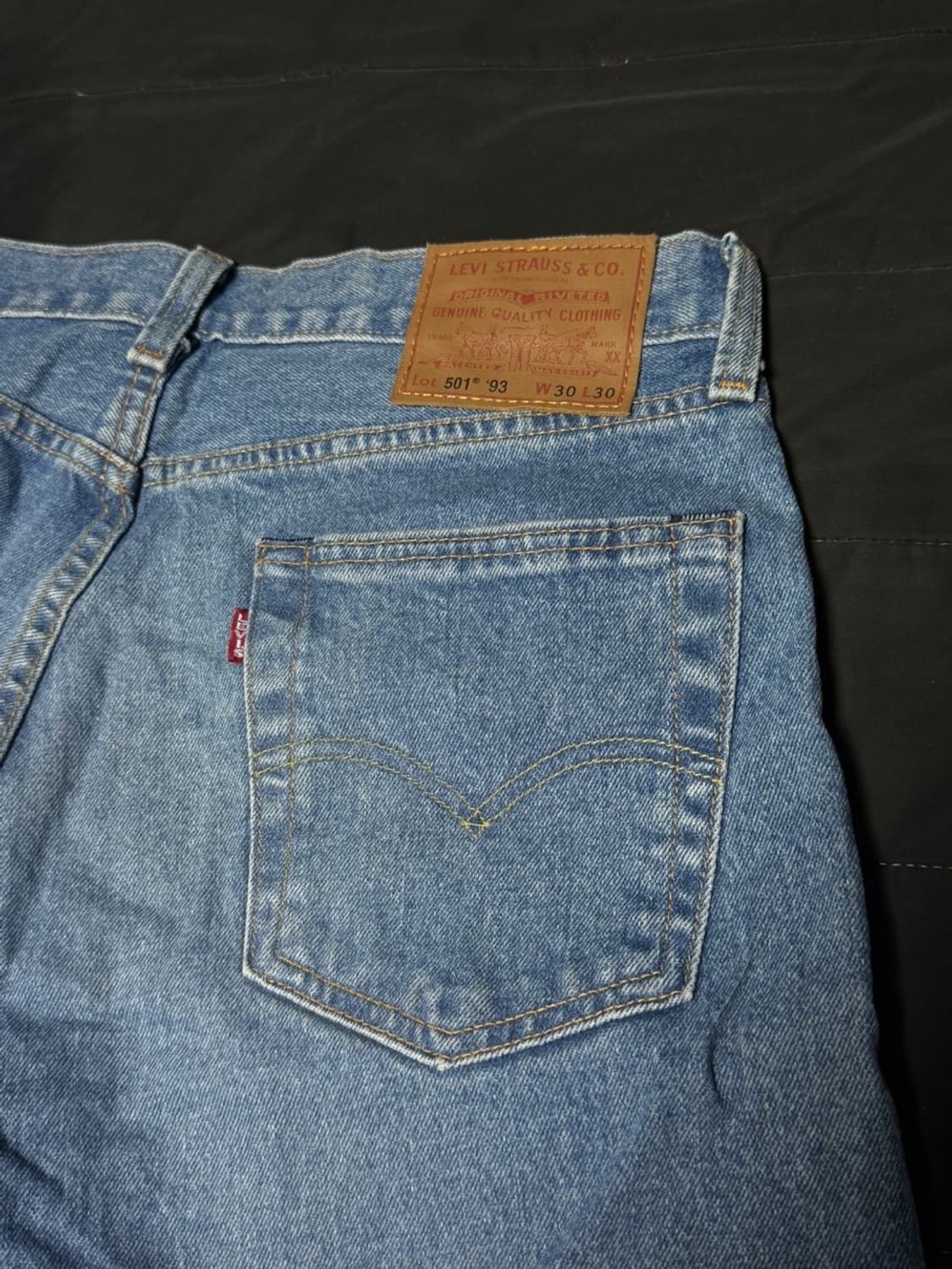 리바이스 중청 데님 501 93 (30/30) 상품이미지2