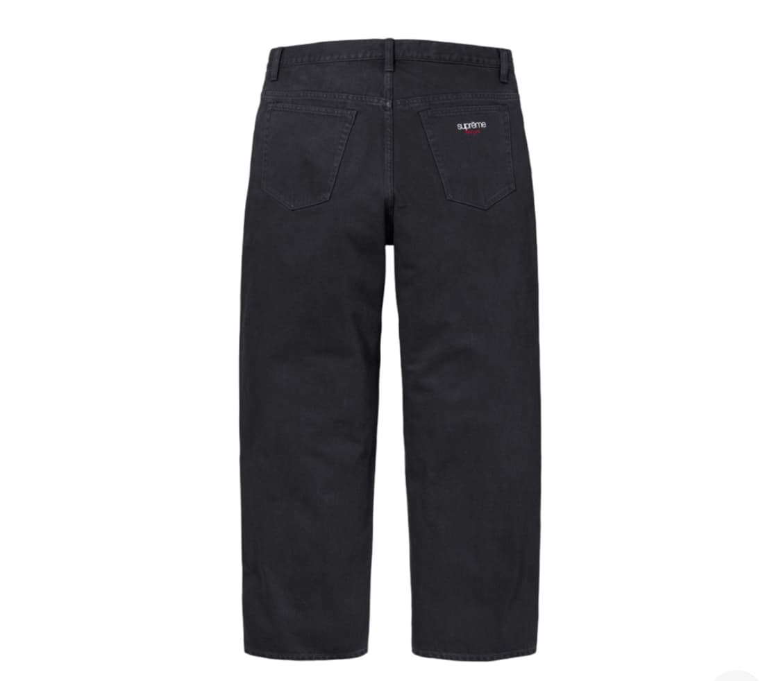 슈프림 블랙 배기진 30 상품이미지2