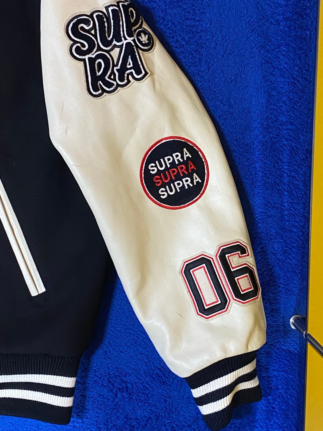 Supra 수프라 x 호미들 콜라보 한정판 바시티 자켓 M 상품이미지2