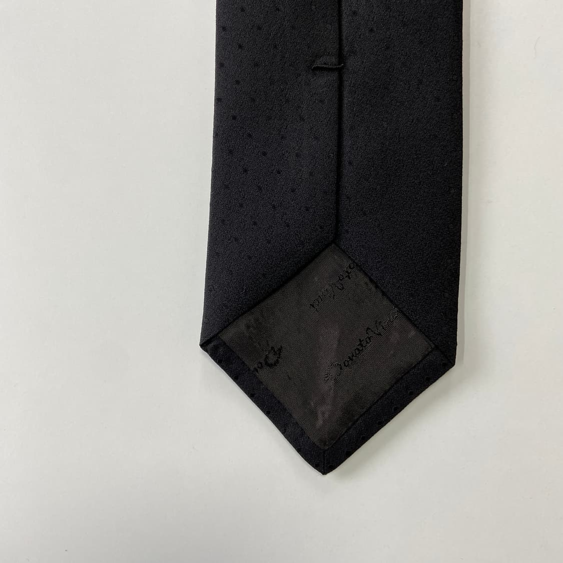 Donato Vinci 블랙 실크 이태리 넥타이8.5cm 상품이미지6