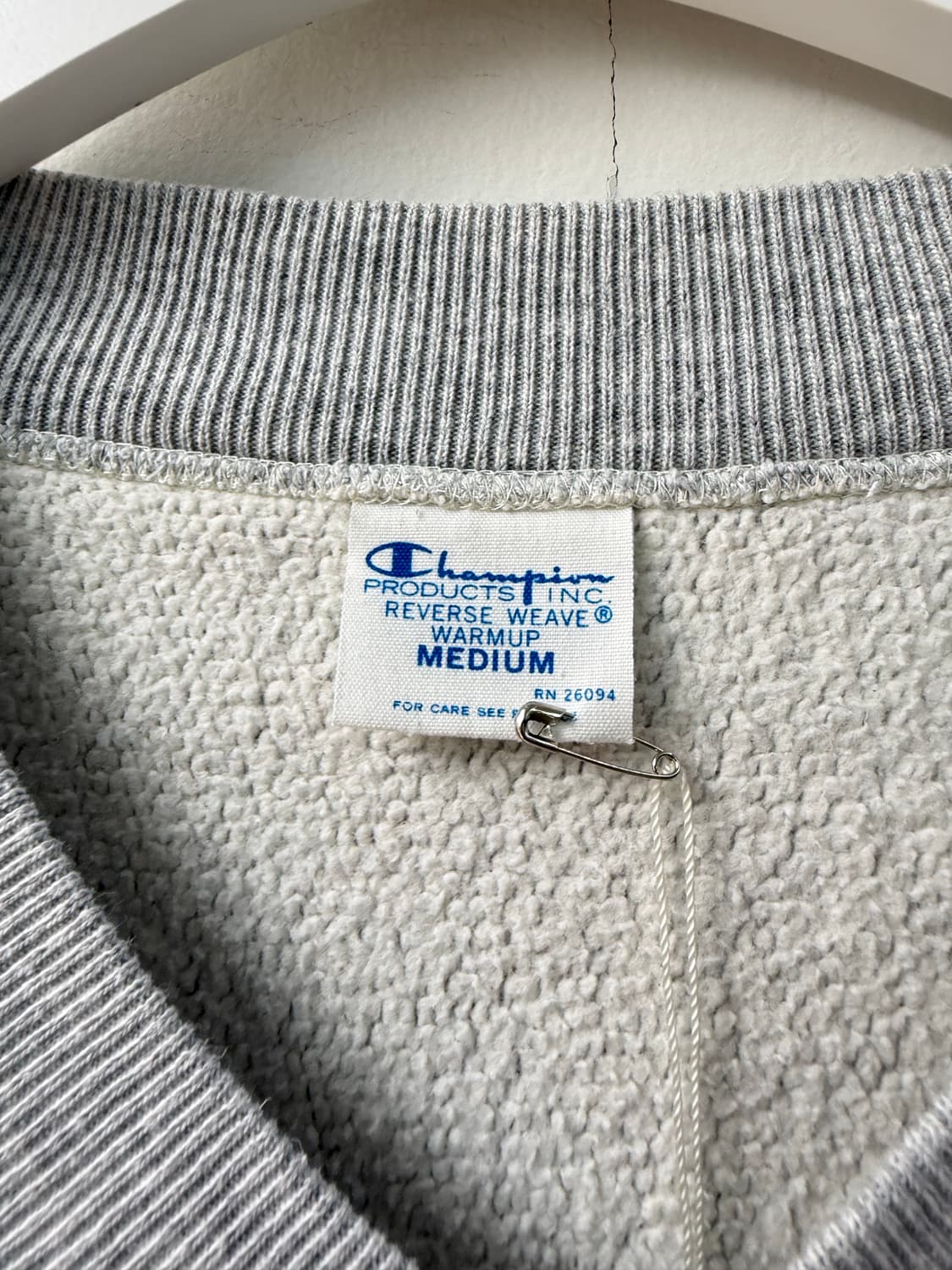 챔피온 그레이 코튼 바시티 자켓 베이스볼 자켓 상품이미지8