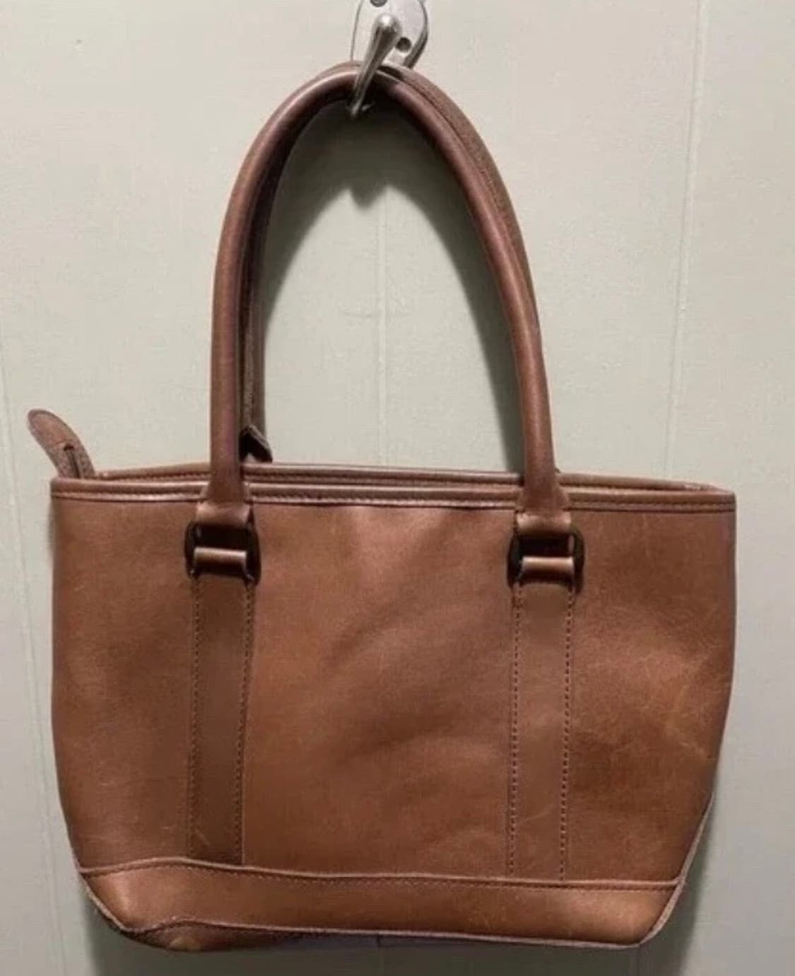 엘엘빈 Field & Town 브라운 레더 토트백 빈티지 가죽 상품이미지5