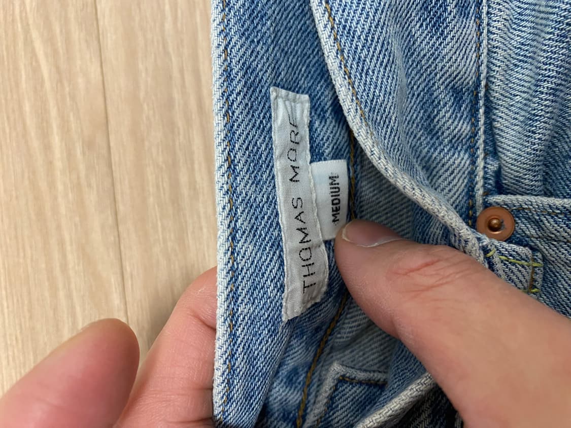 토마스모어 트레이트 데님 연청 M 상품이미지4