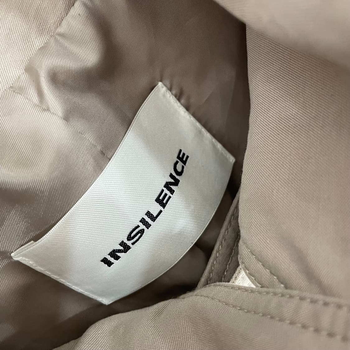 인사일런스 텐셀 트렌치코트 상품이미지3