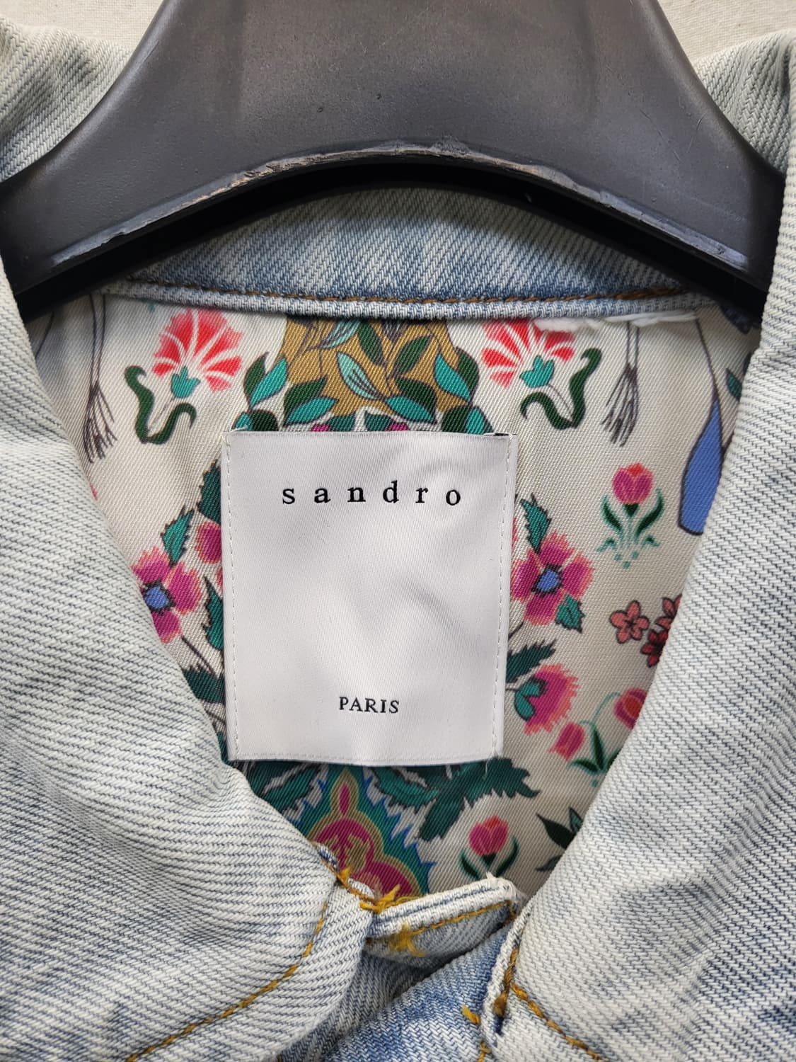 sandro 데님 청자켓 상품이미지3