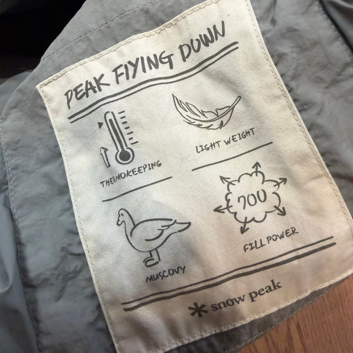 스노우피크 어패럴 랜드 경량 다운 베스트 상품이미지6