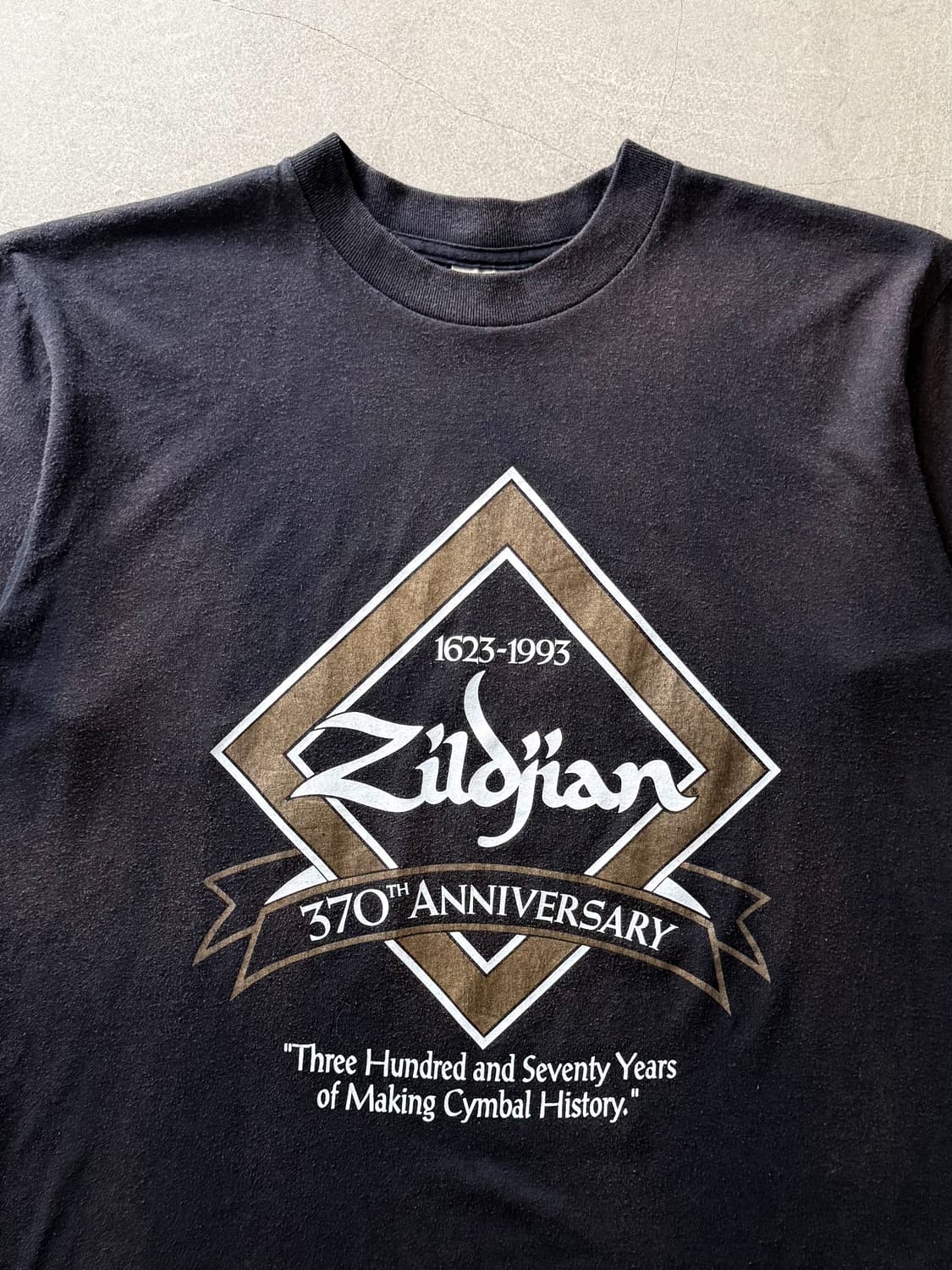 90s Faded Zildjian 370th Anniversary Tee 상품이미지2