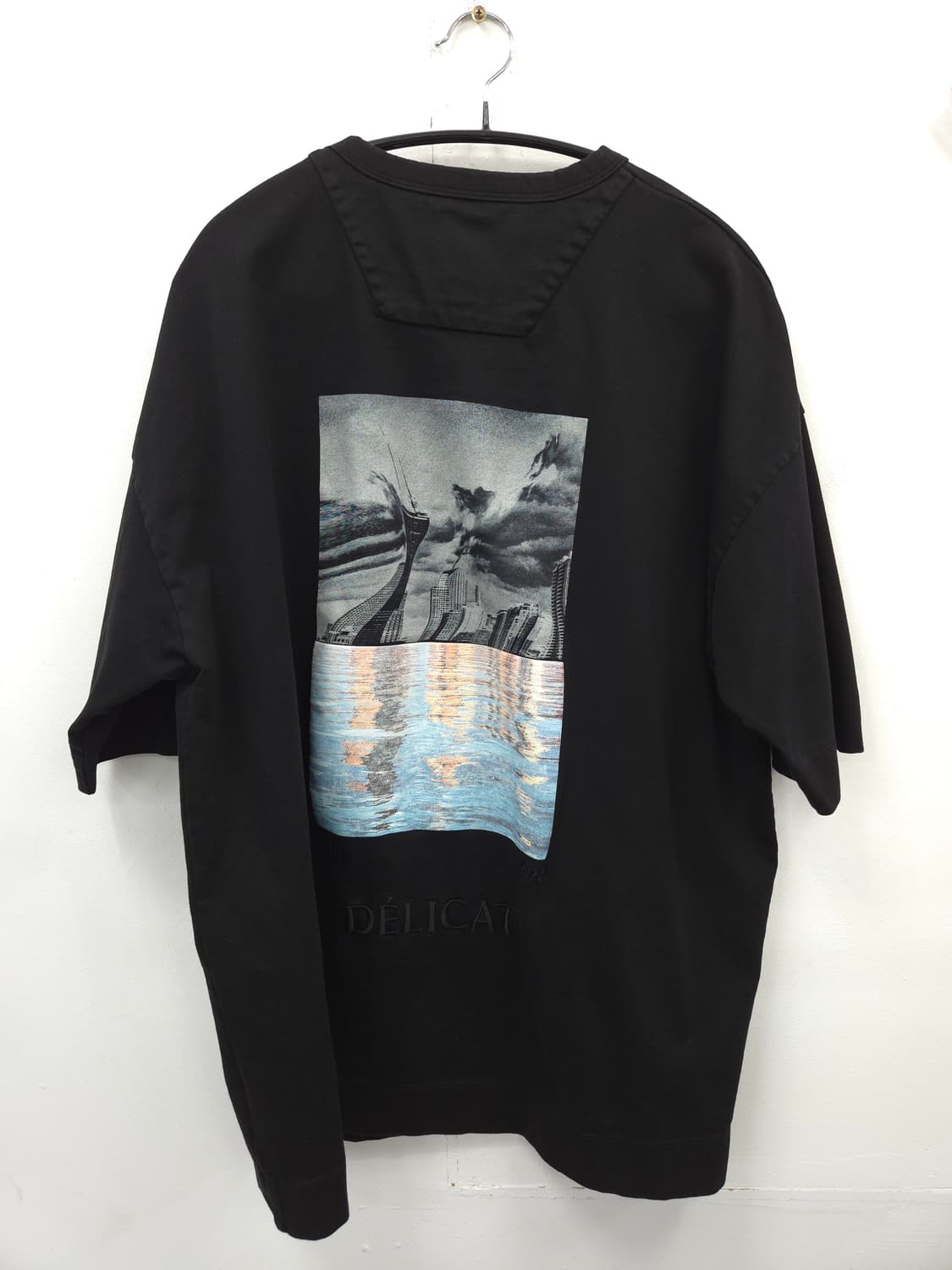 S 준지 블랙 백프린팅 반팔 티셔츠 상품이미지4