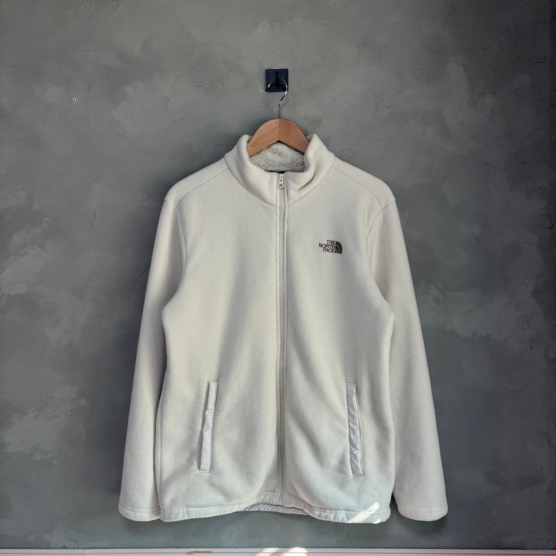 노스페이스 화이트 아이보리 플리스 상품이미지1