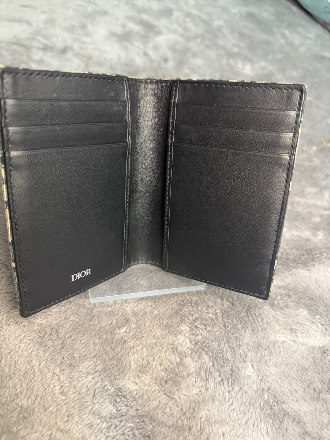 디올 자카드 바이폴드 오거나이저 상품이미지2