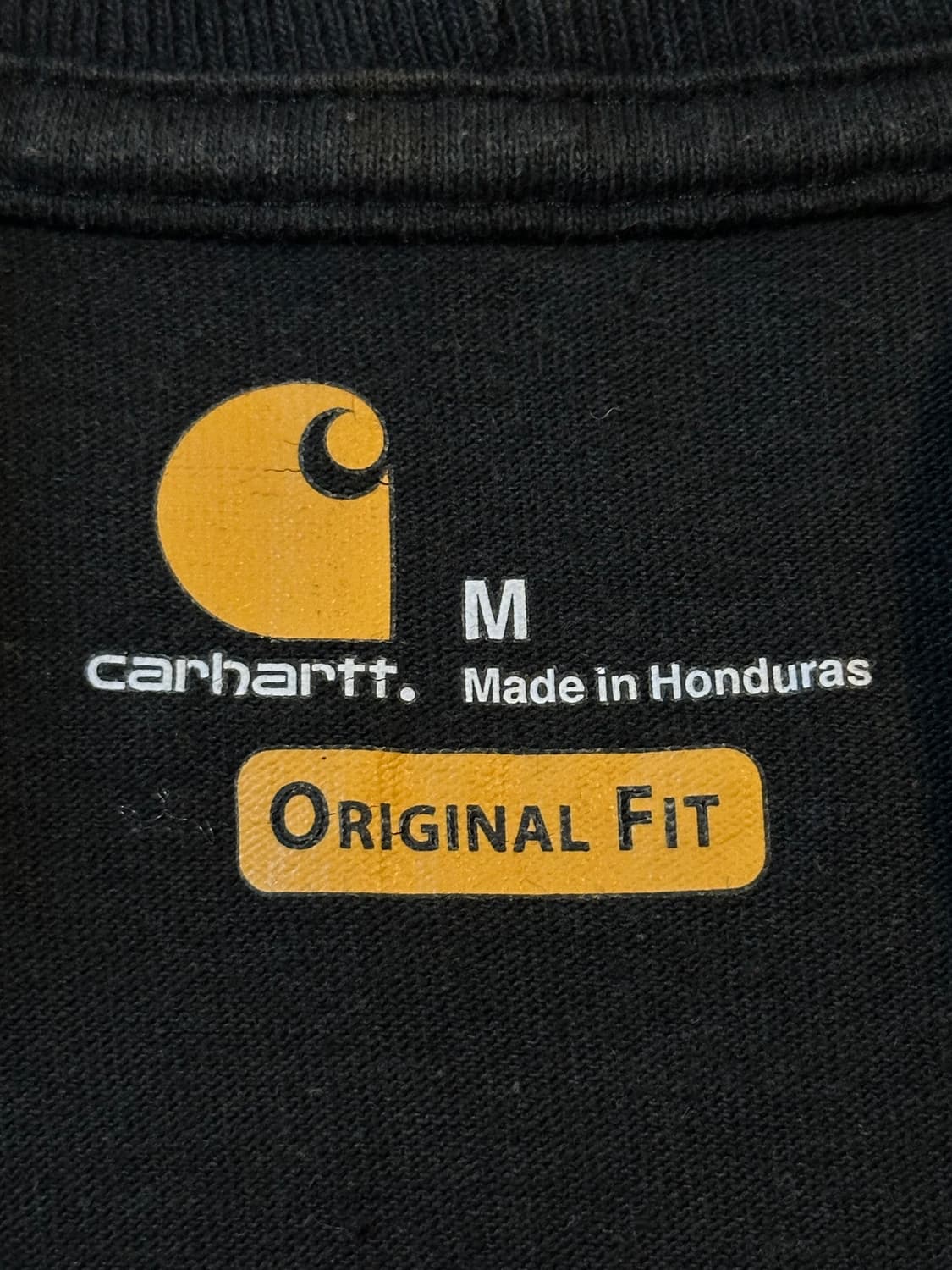 칼하트 CARHARTT 오리지널핏 포켓 반팔 티셔츠 블랙 상품이미지4