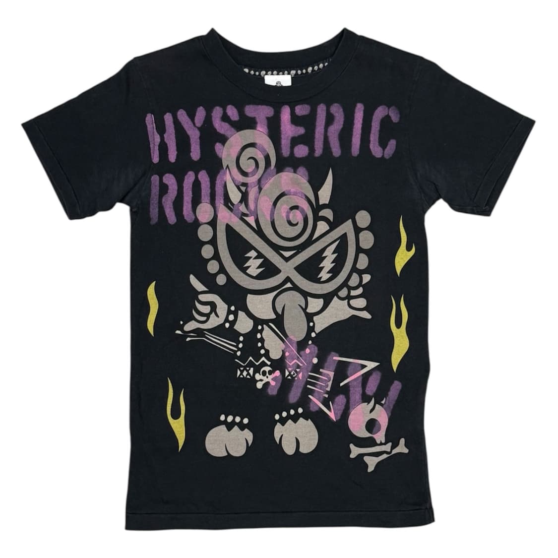히스테릭 글래머 아카이브 락스타 해골 불꽃 반팔 티셔츠 상품이미지1