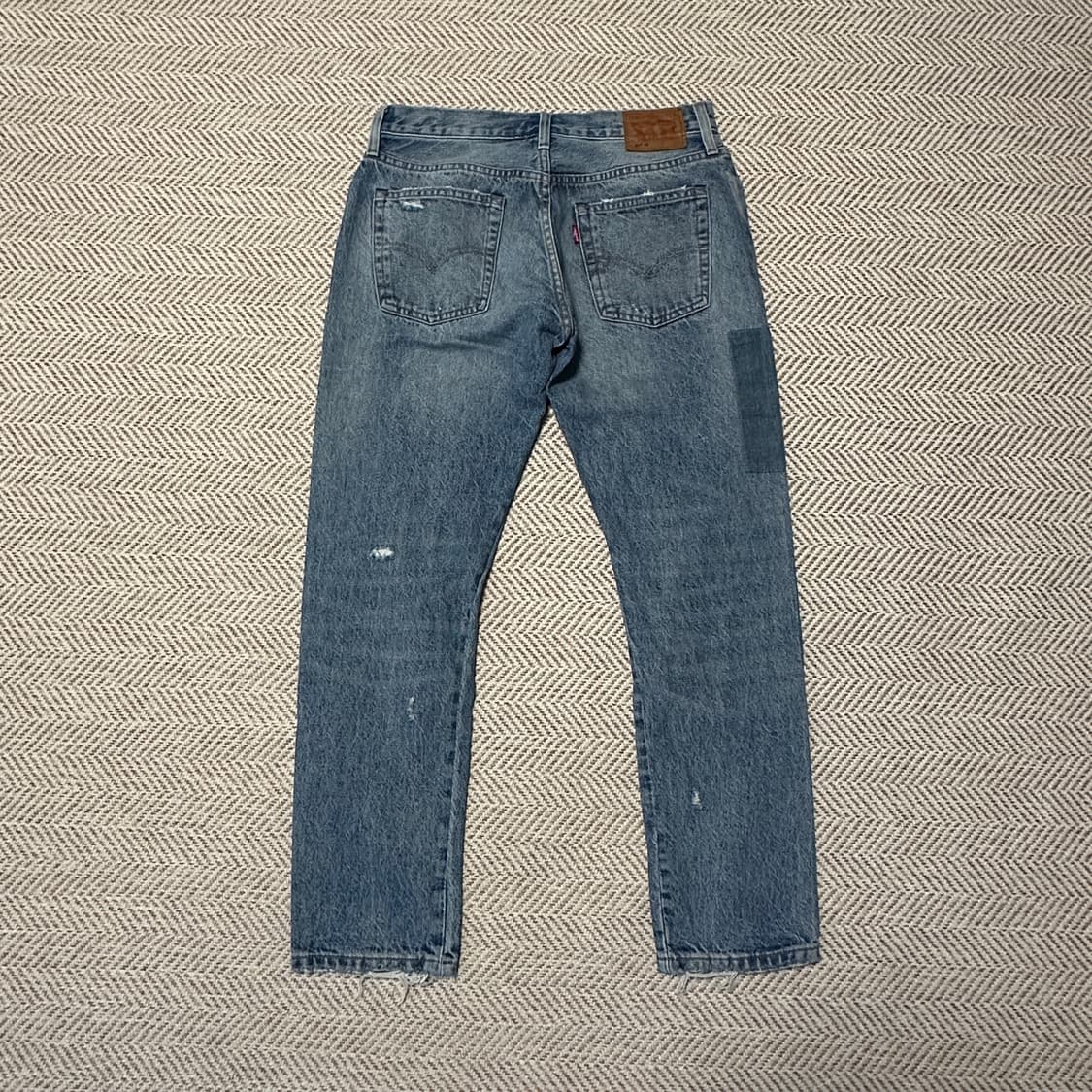 LEVI'S 501 patchwork denim jeans 상품이미지2