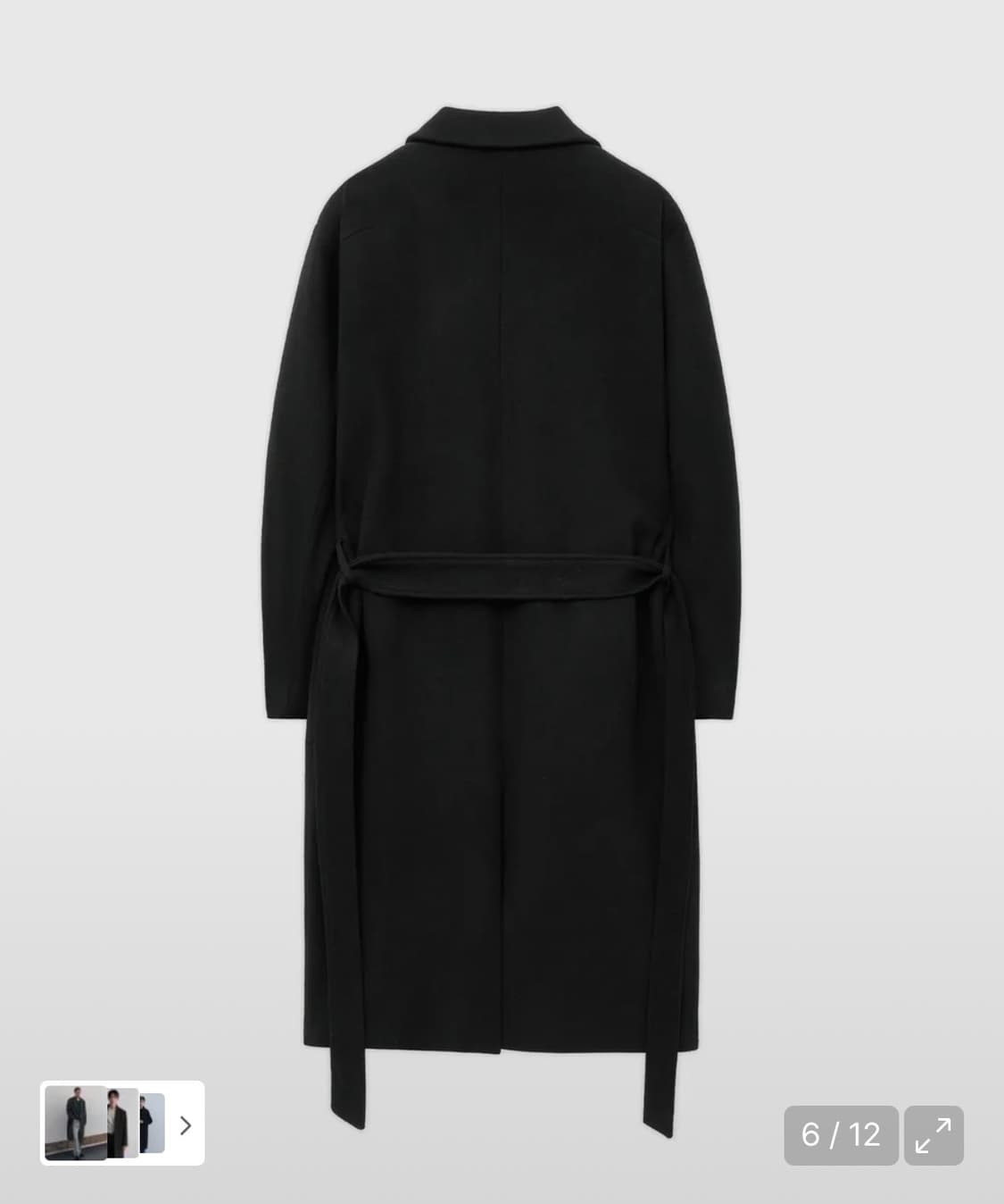 드로우핏 퓨어 캐시미어 로브 더블 코트 XL 상품이미지3