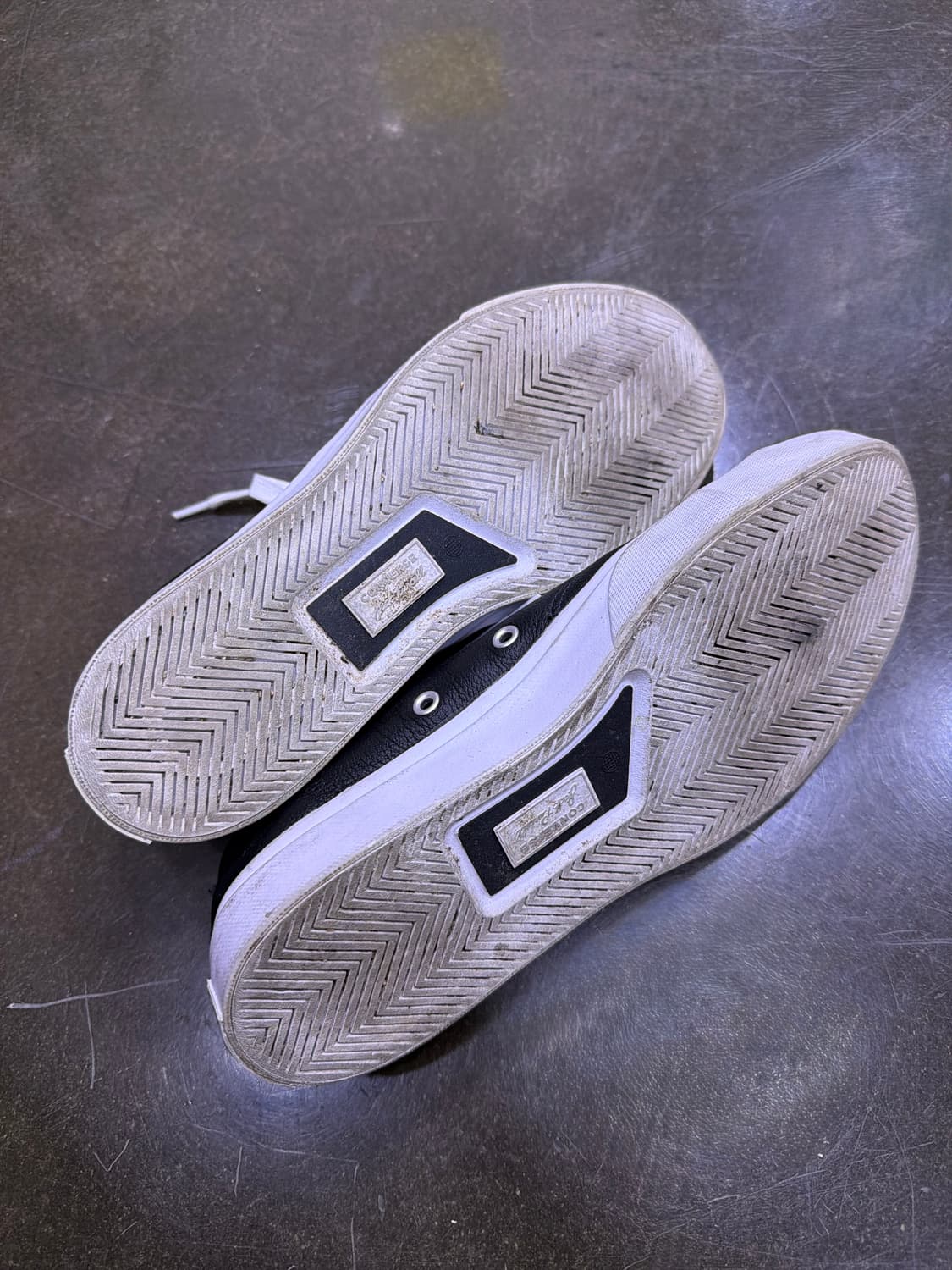 컨버스 잭퍼셀 레더 가죽 블랙 화이트 로우 스니커즈 240 상품이미지7