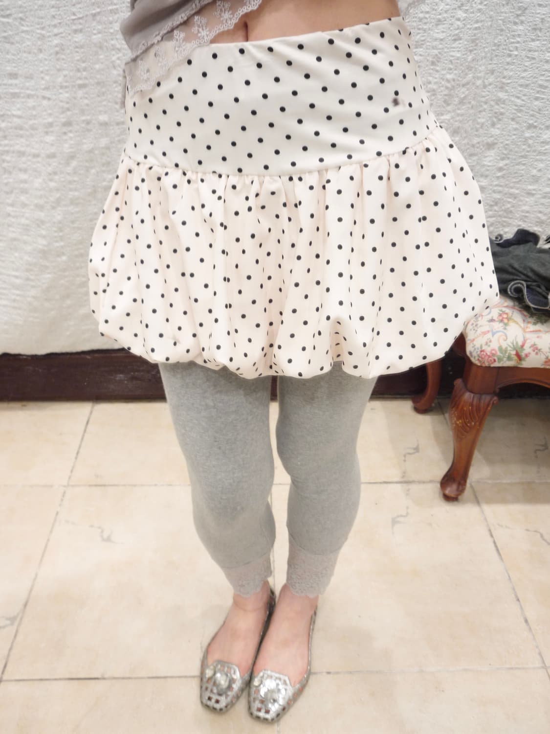 polka balloon mini skirt 상품이미지3