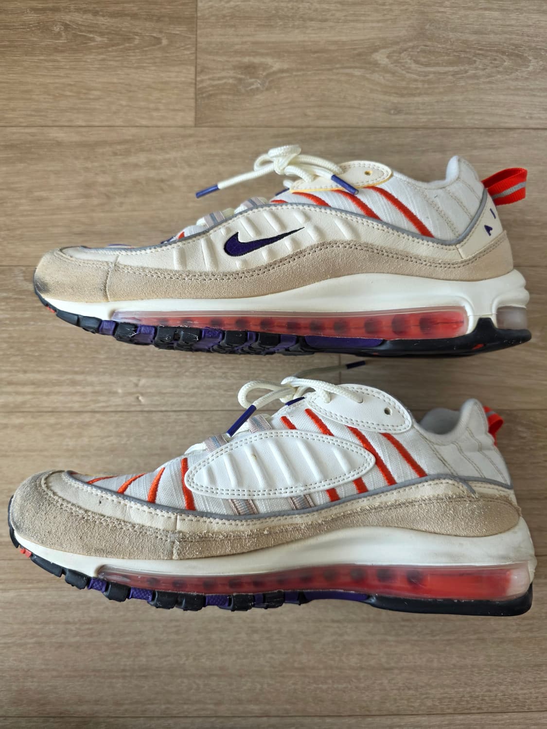 Nike Air Max 98 Sail Court Purple 상품이미지3