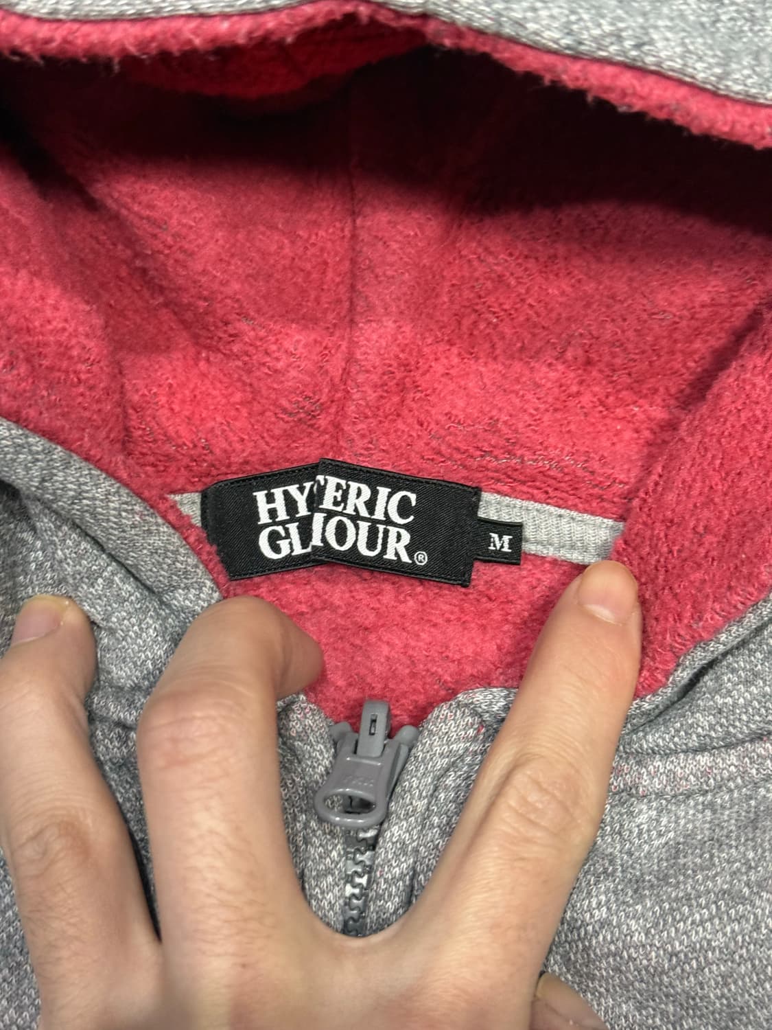 히스테릭 글래머 아카이브 히스걸 후리스 이너 후드 집업 자켓 상품이미지5