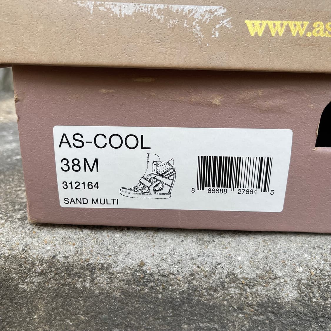 [38] ASH 스웨이드 웨지힐 스니커즈 (245) 상품이미지9