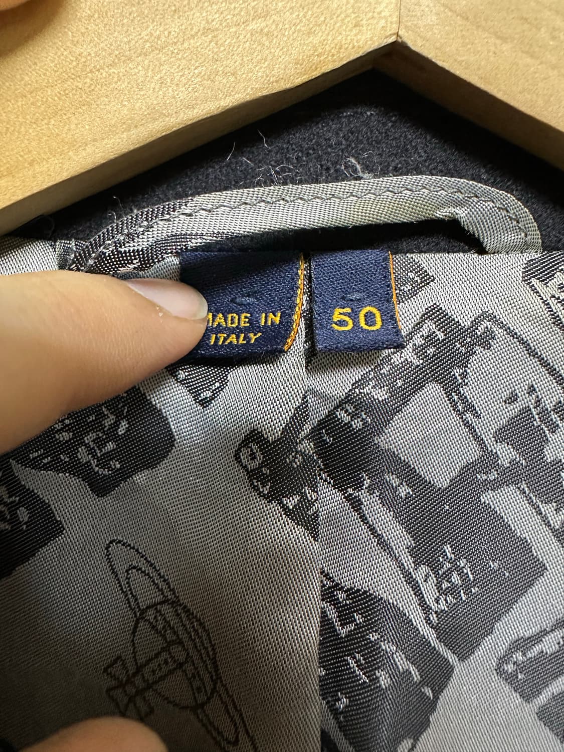 비비안웨스트우드 맨 13aw 울 지퍼 코트 50 상품이미지4