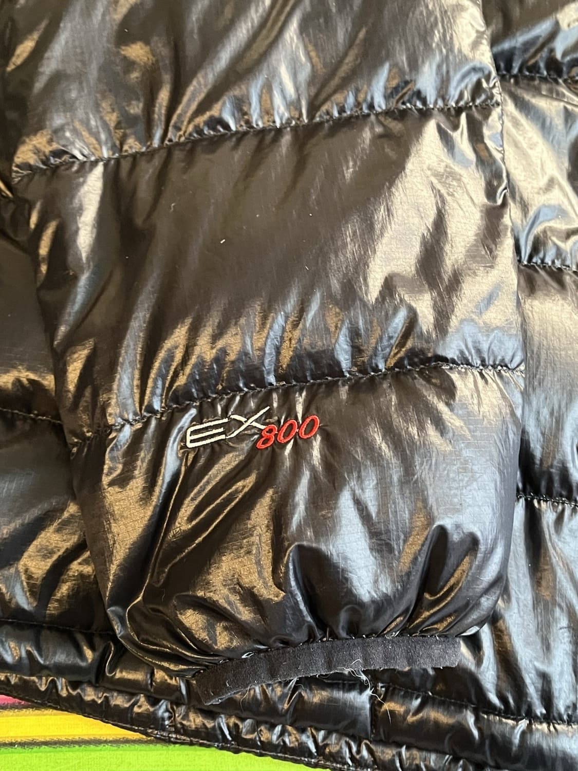 20s 몽벨 윈드스토퍼 EX800 경량패딩 블랙 상품이미지8