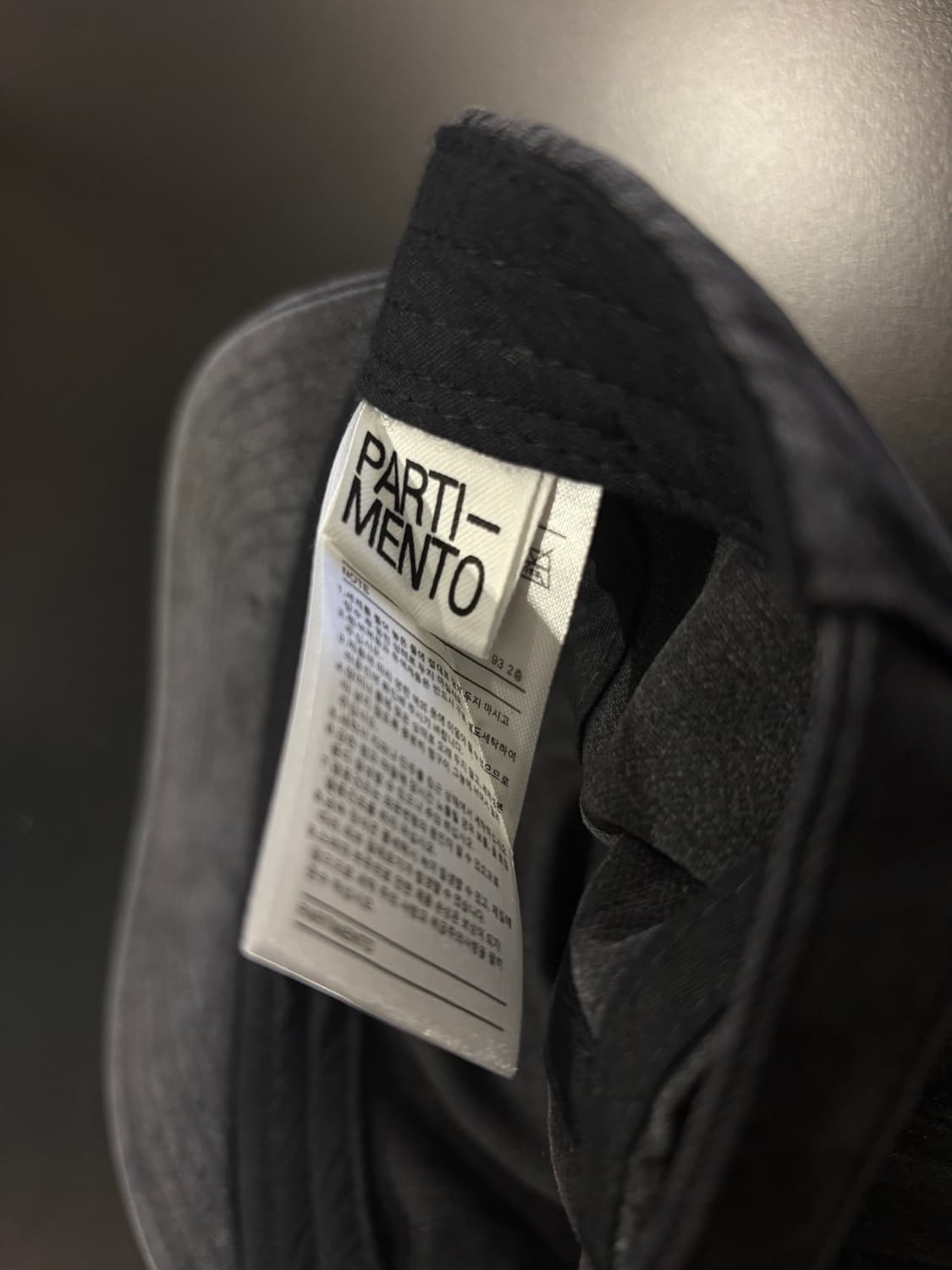 파르티멘토 워시드 볼캡 상품이미지3