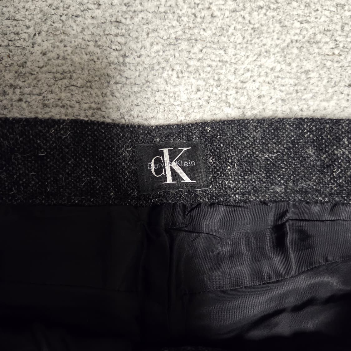 Calvin Klein 보카시 울 슬랙스 팬츠 32 상품이미지4