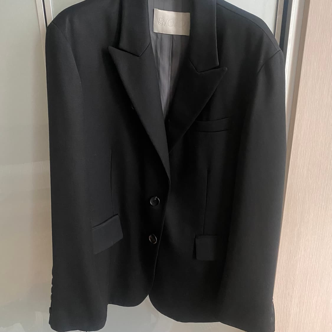 SEO 에스이오 블랙 자켓 1사이즈 상품이미지4