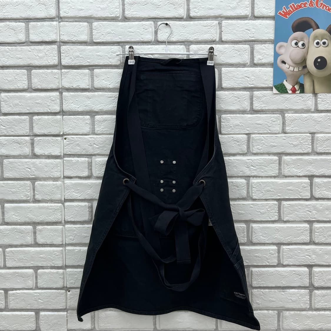 칼하트 펌 덕 에이프런 블랙 앞치마 상품이미지3