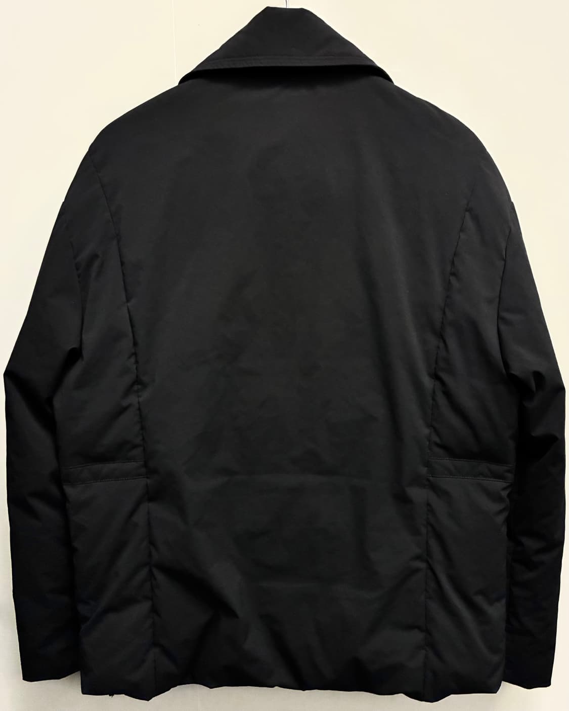 (L/100)TIME HOMME 타임옴므 미니멀 구스 다운 패딩 블랙 상품이미지7